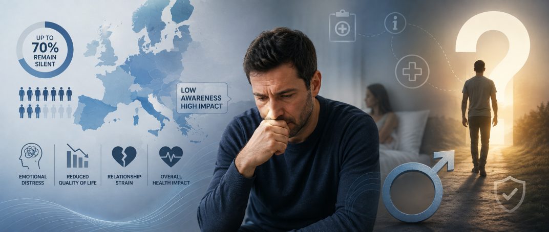 Análisis clínico: el bajo conocimiento sobre la disfunción eréctil en Europa y su impacto en la salud masculina