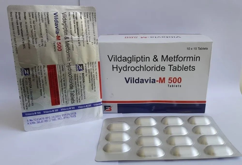 Vildagliptin + Metformin hydrochloride +pharma