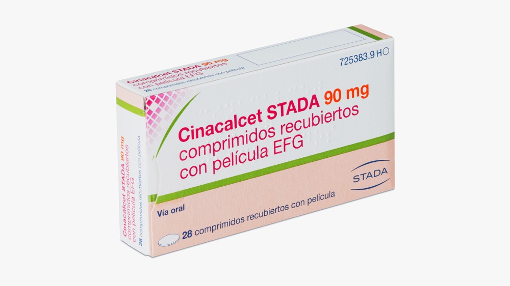CINACALCET STADA 90 MG COMPRIMIDOS RECUBIERTOS CON PELICULA EFG