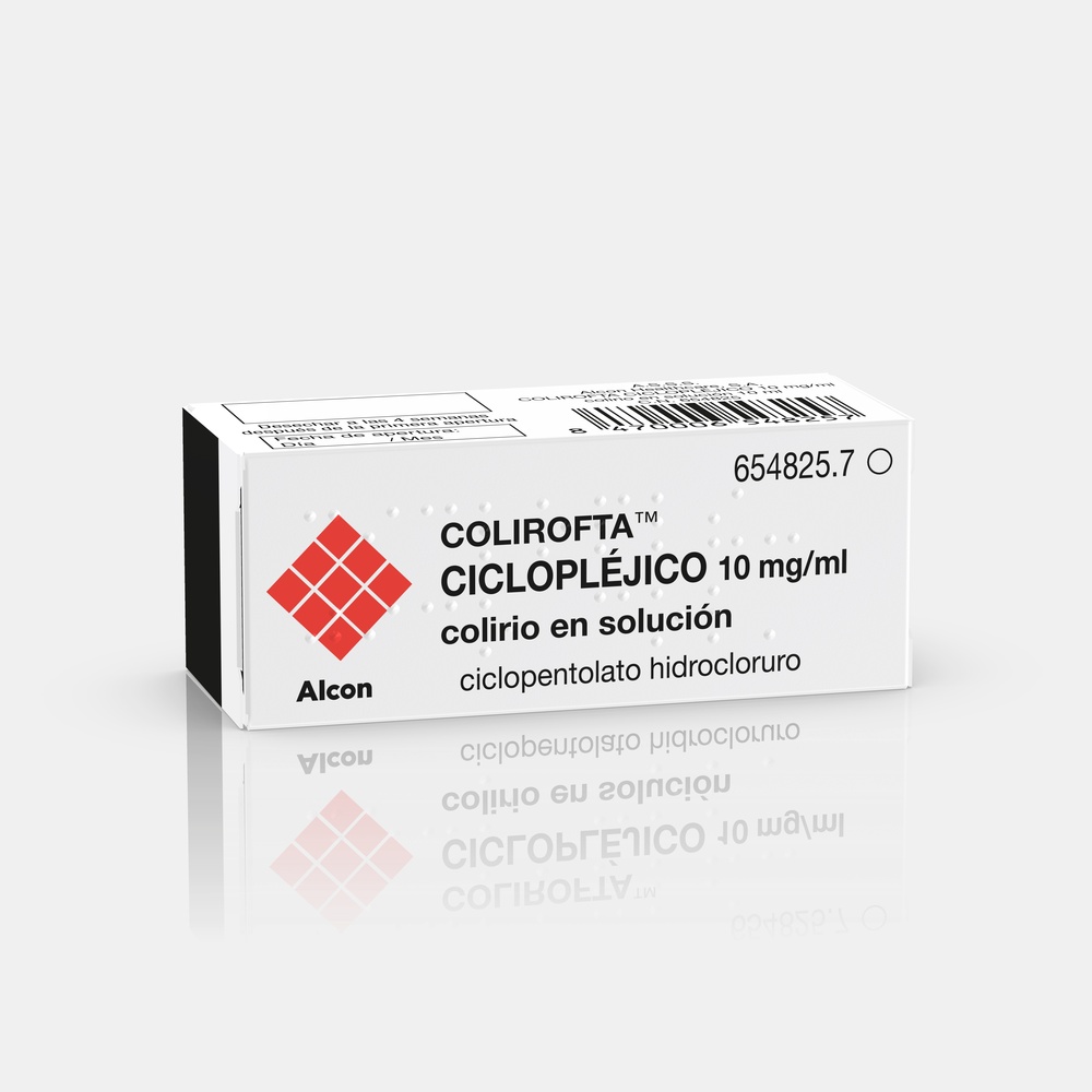 COLIROFTA CICLOPLÉJICO 10 MG/ML COLIRIO EN SOLUCION