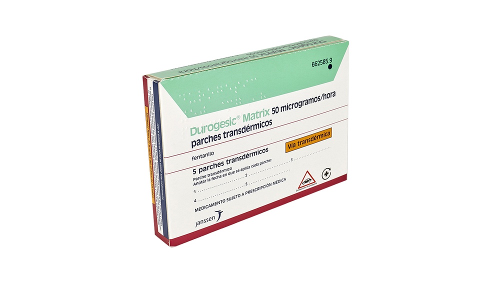 DUROGESIC MATRIX 50 microgramos/H PARCHES TRANSDERMICOS
