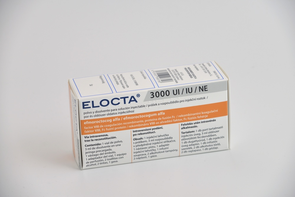 Elocta 3000 UI polvo y disolvente para solucion inyectable