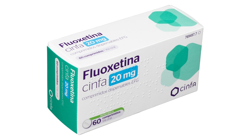 FLUOXETINA CINFA 20 mg COMPRIMIDOS DISPERSABLES EFG