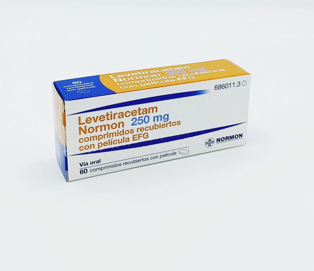 LEVETIRACETAM NORMON 250 mg COMPRIMIDOS RECUBIERTOS CON PELICULA EFG