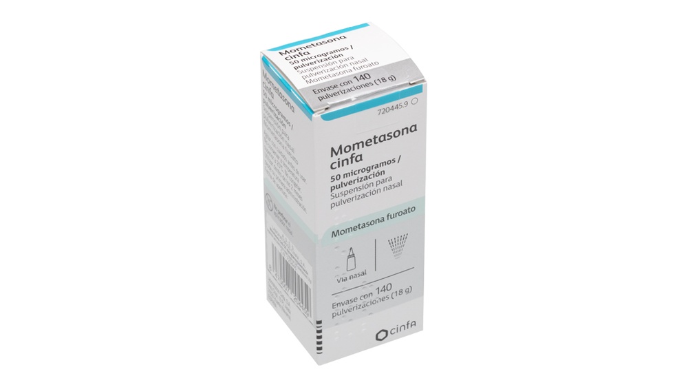 MOMCORT 50 MICROGRAMOS/PULVERIZACION SUSPENSION PARA PULVERIZACION NASAL