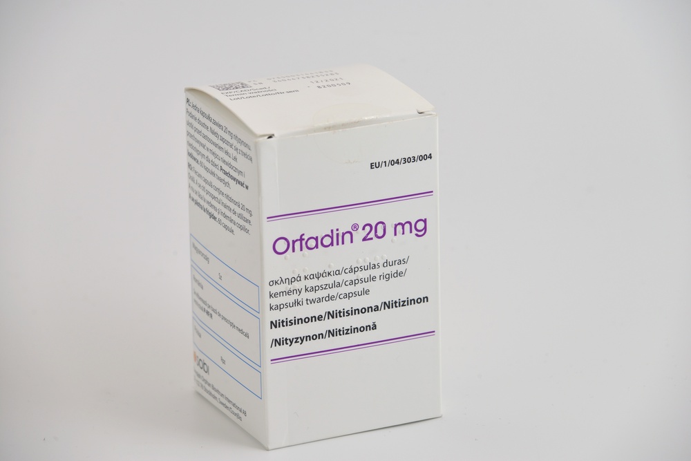 ORFADIN 20 mg CAPSULAS DURAS