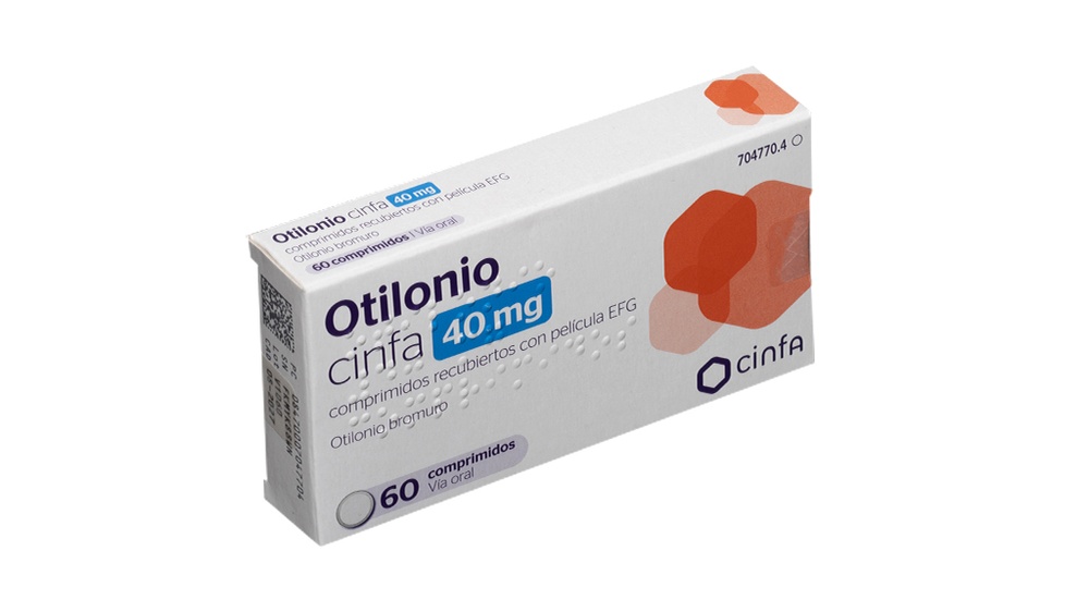 OTILONIO CINFA 40 mg COMPRIMIDOS REVESTIDOS POR PELÍCULA