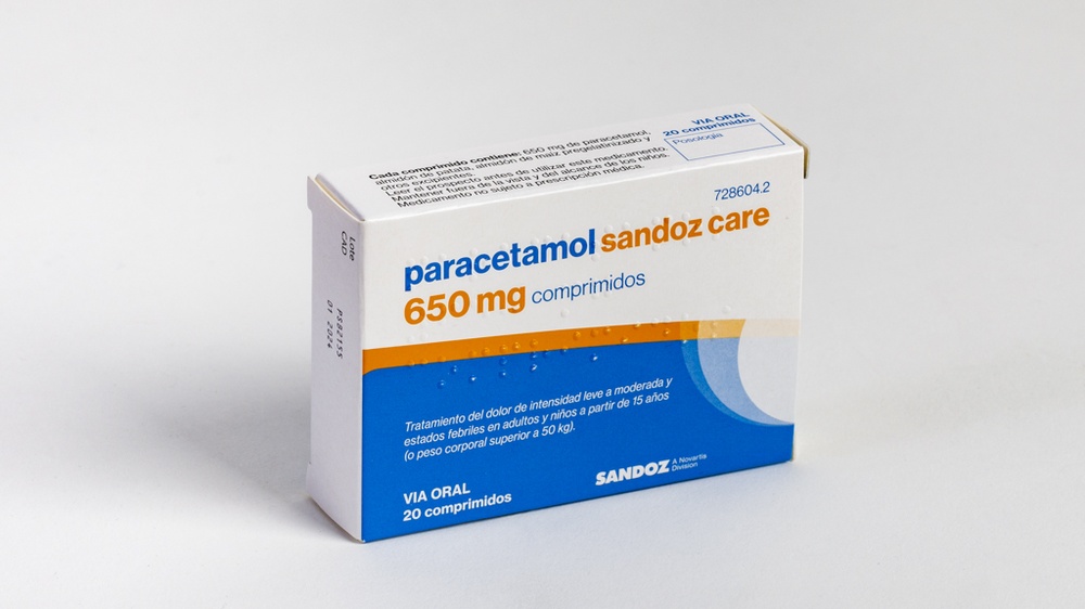 PARACETAMOL SANDOZ CARE 650 mg TABLETS