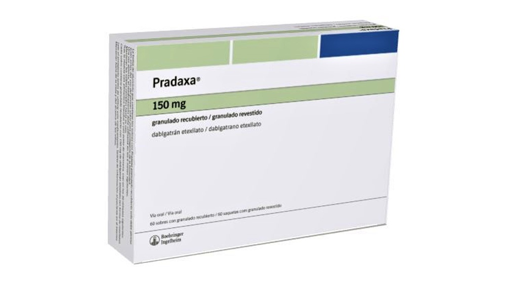 PRADAXA 150 MG COATED GRANULES