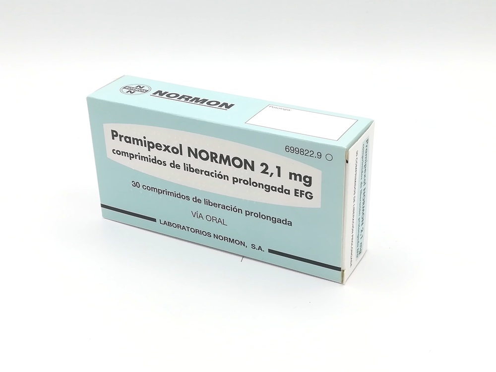 PRAMIPEXOL NORMON 2.1 mg PROLONGED-RELEASE TABLETS
