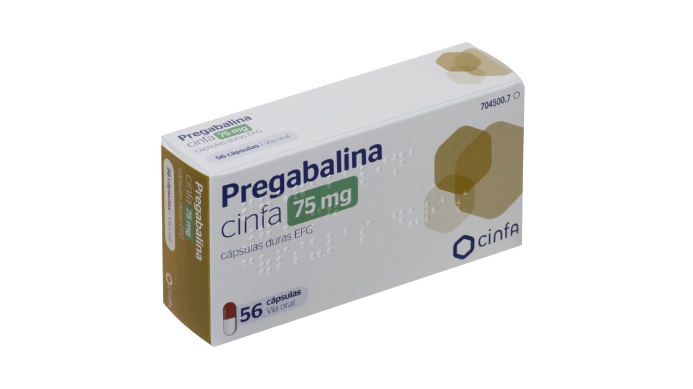 PREGABALIN CINFA 75 mg HARD CAPSULES