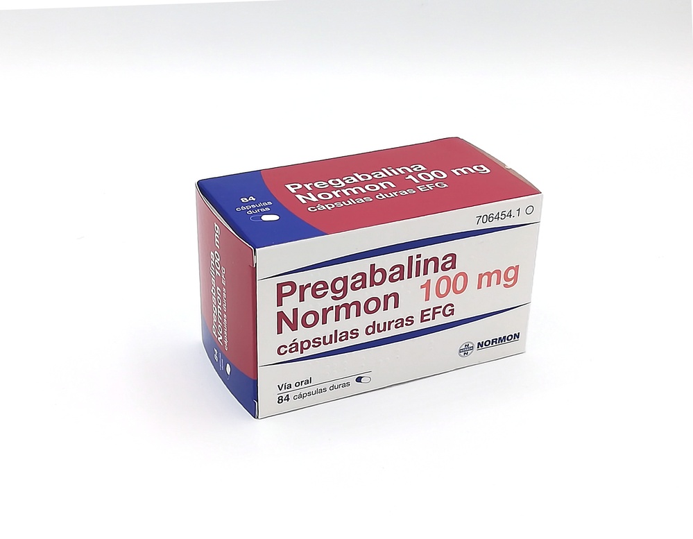 PREGABALIN NORMON 100 mg HARD CAPSULES