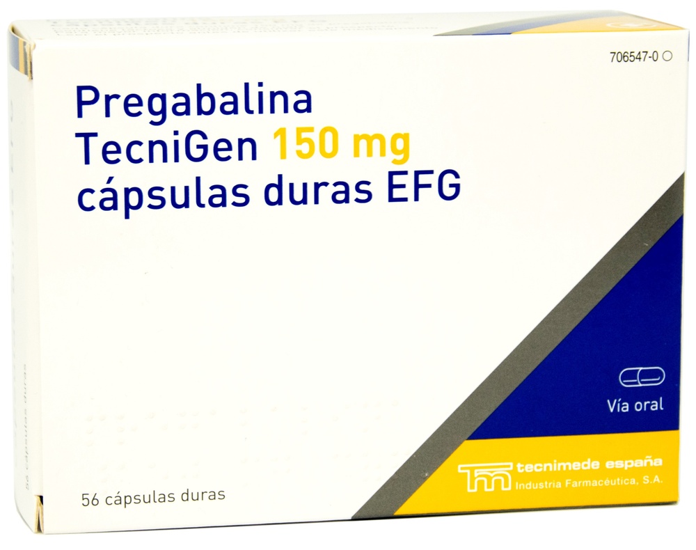 PREGABALIN TECNIGEN 150 mg HARD CAPSULES
