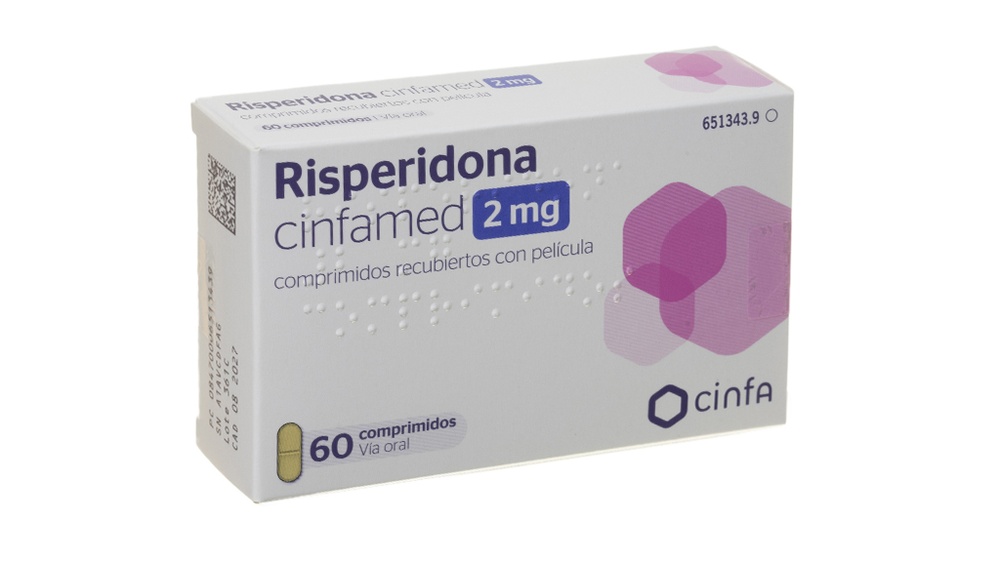RISPERIDONE CINFAMED 2 mg FILM-COATED TABLETS