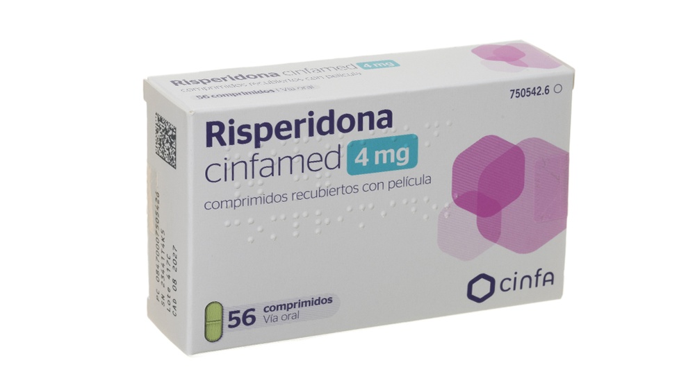 RISPERIDONE CINFAMED 4 mg FILM-COATED TABLETS