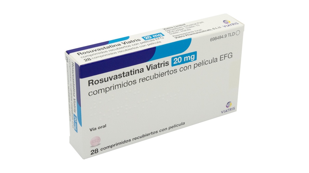 ROSUVASTATIN VIATRIS 20 mg FILM-COATED TABLETS