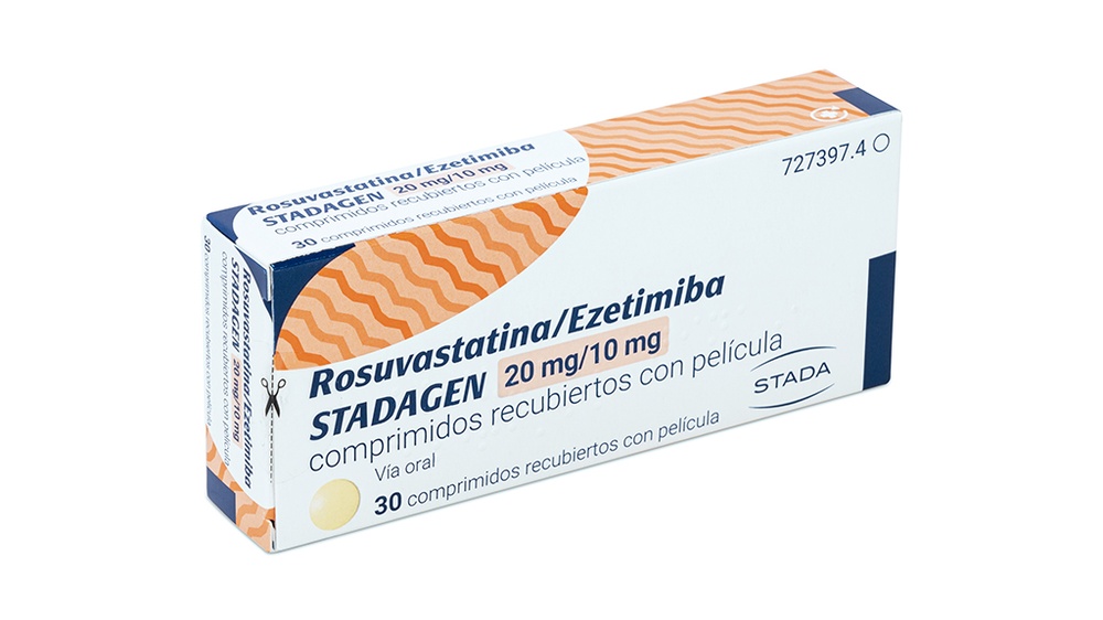 ROSUVASTATIN/EZETIMIBE STADAGEN 20 mg/10 mg FILM-COATED TABLETS