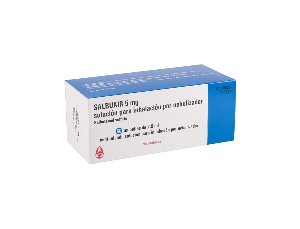 SALBUAIR 5 mg SOLUTION FOR NEBULIZER INHALATION