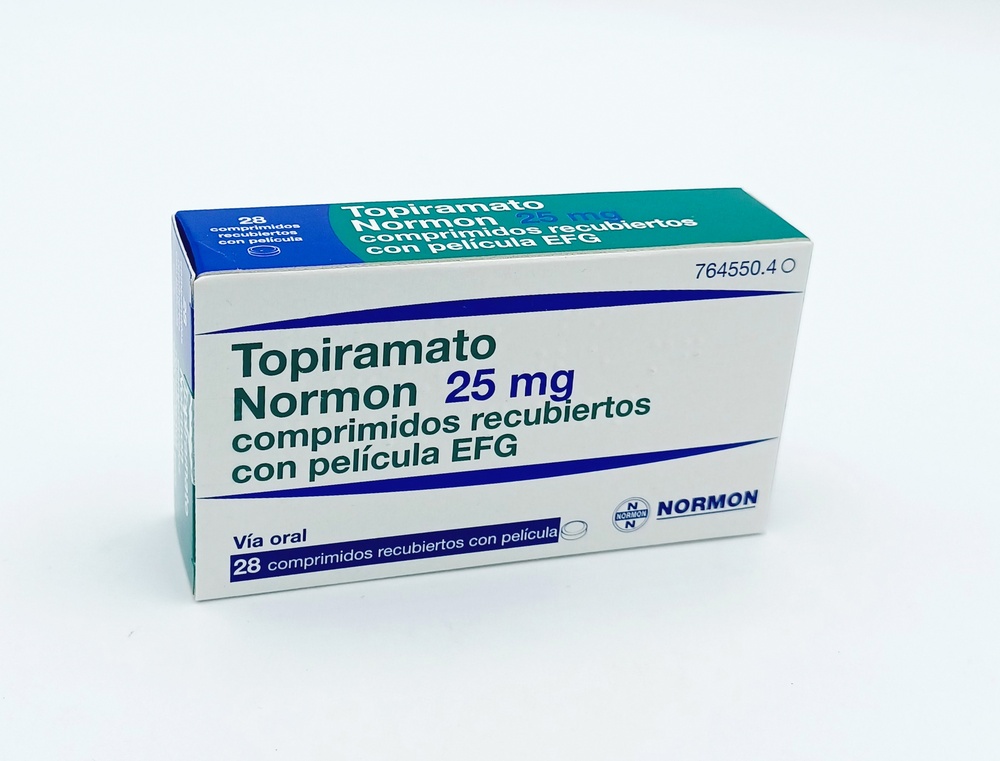 TOPIRAMATE NORMON 25 mg FILM-COATED TABLETS