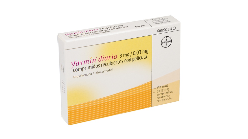 YASMIN DAILY 3 mg / 0.03 mg FILM-COATED TABLETS