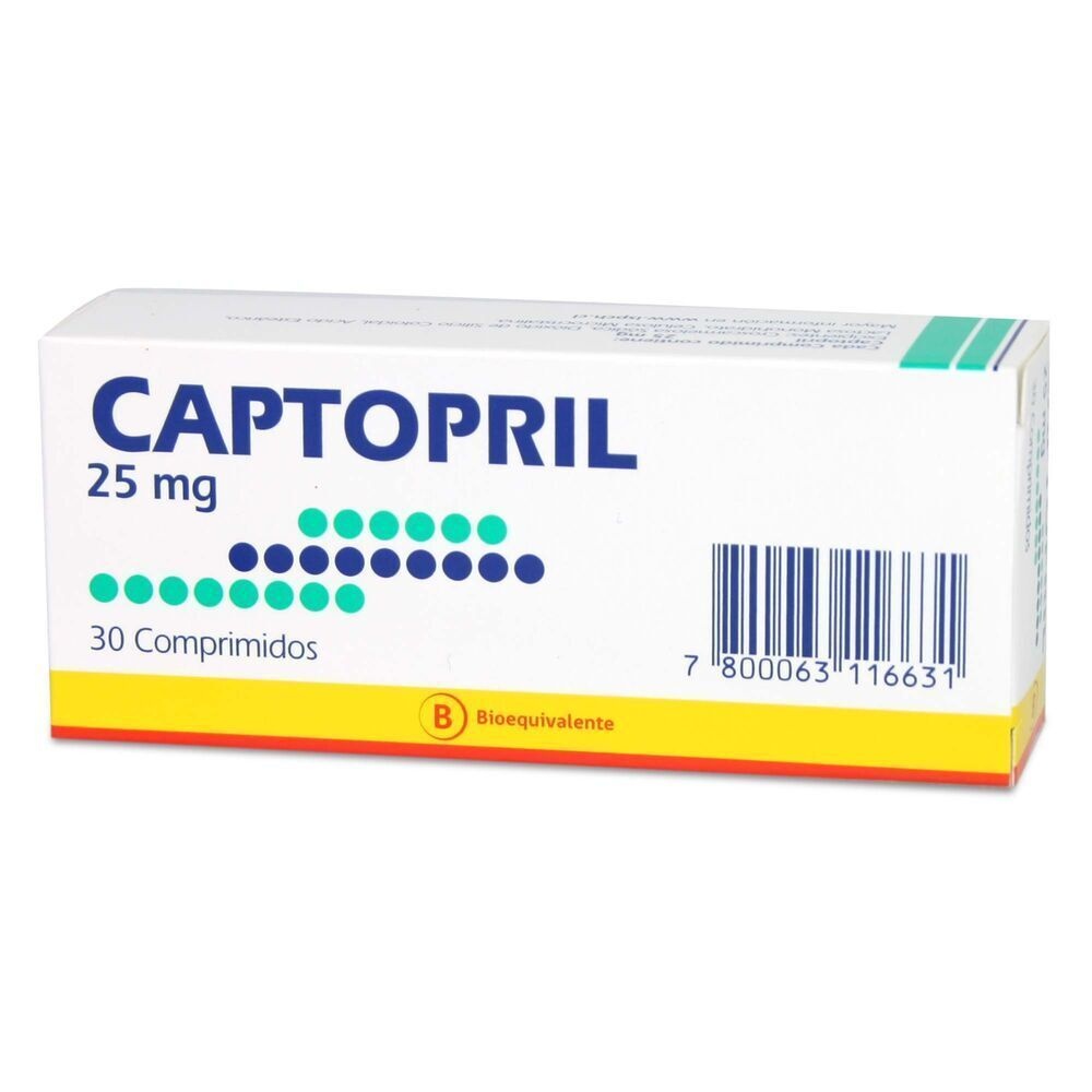CAPTOPRIL ALTER 25 mg TABLETS