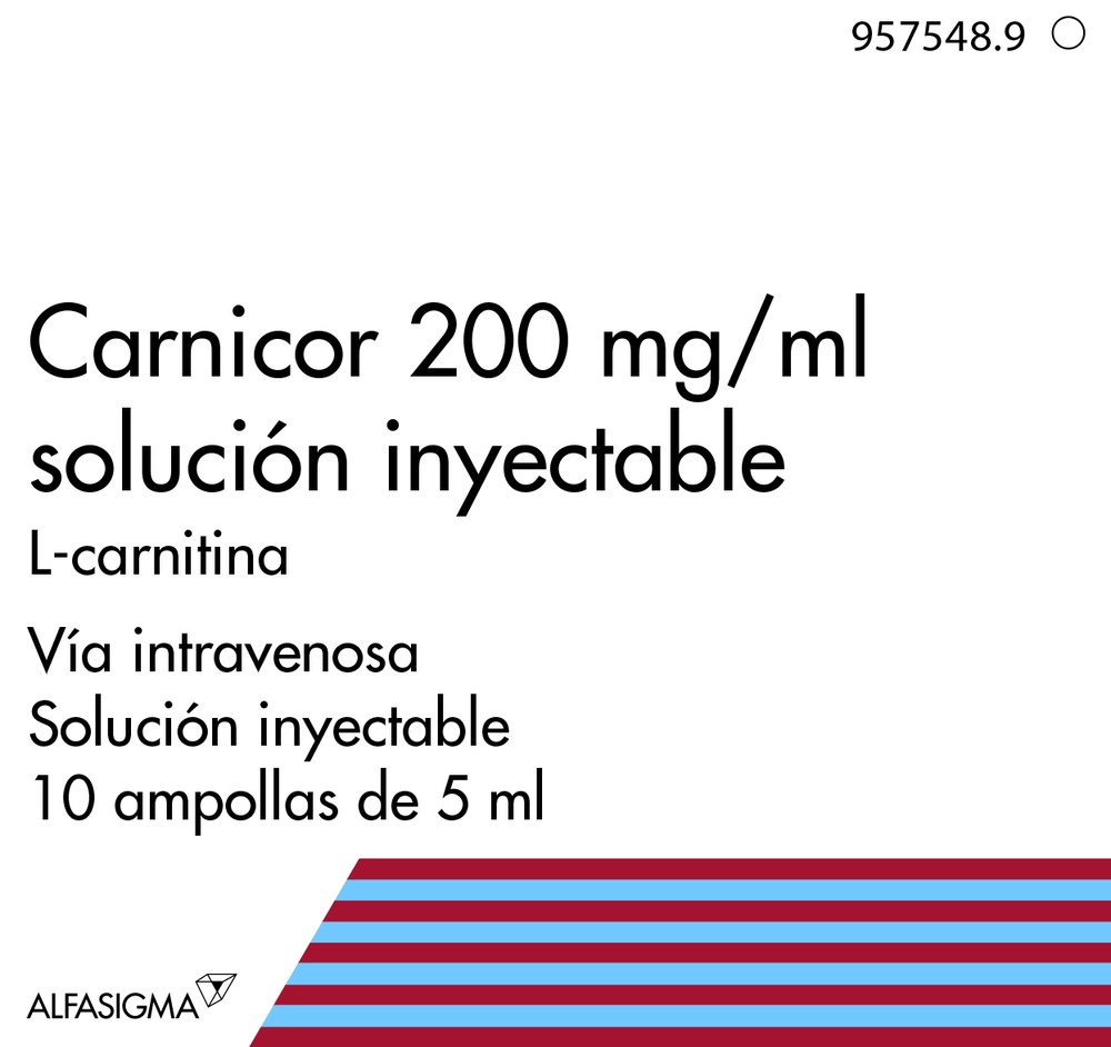 CARNICOR 200 mg/ml INJECTABLE SOLUTION