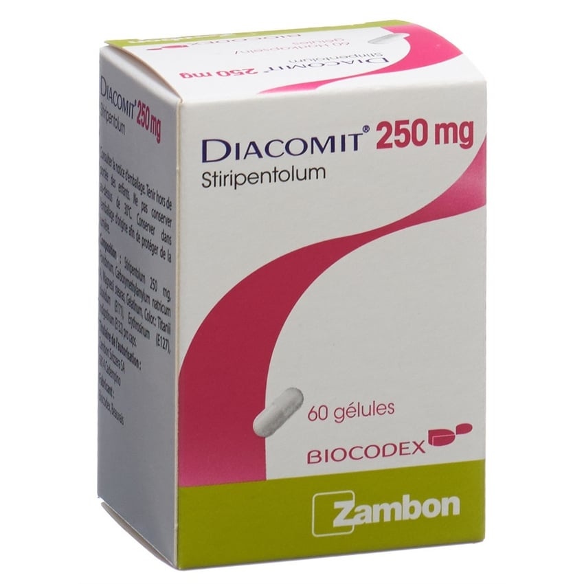 DIACOMIT 250 mg HARD CAPSULES