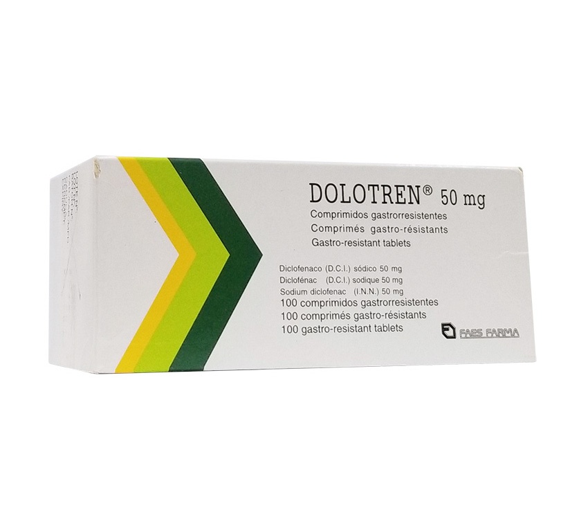 DOLOTREN 50 mg GASTRO-RESISTANT TABLETS