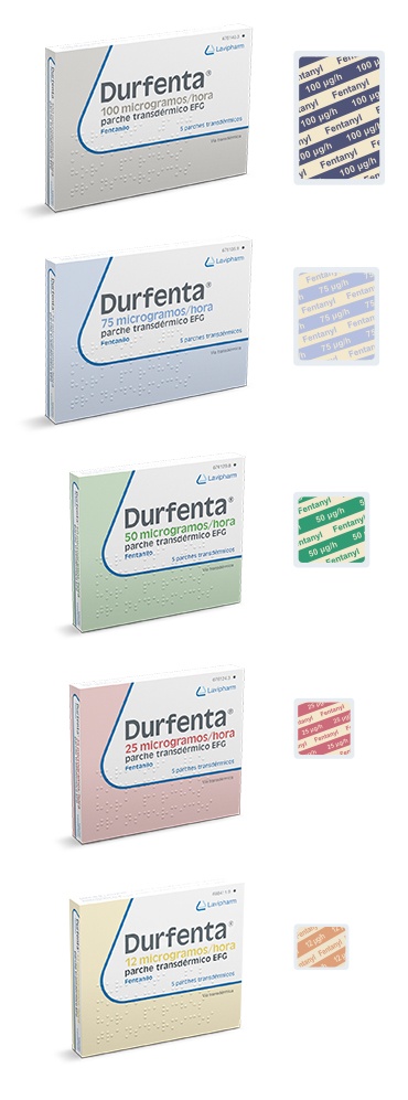 DURFENTA 50 microgramos/HORA PARCHES TRANSDERMICOS EFG