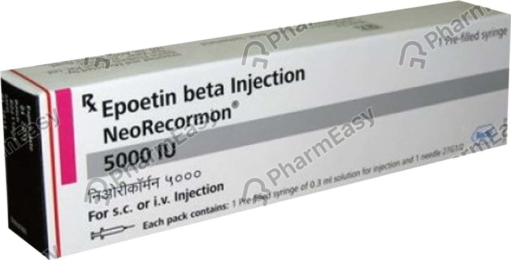 NEORECORMON 5000 UI SOLUCION INYECTABLE EN JERINGA PRECARGADA