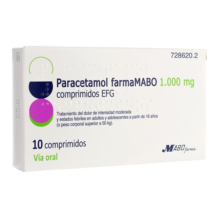 PARACETAMOL FARMAMABO 1000 mg TABLETS
