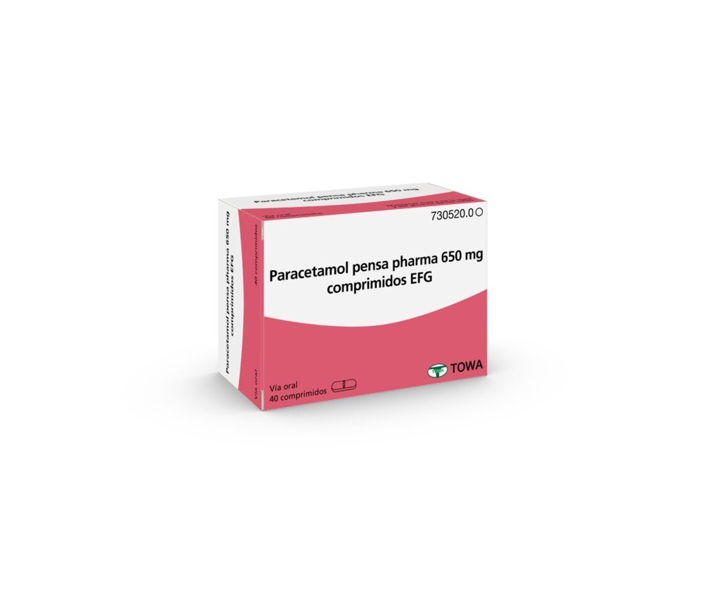 PARACETAMOL PENSA PHARMA 650 mg TABLETS