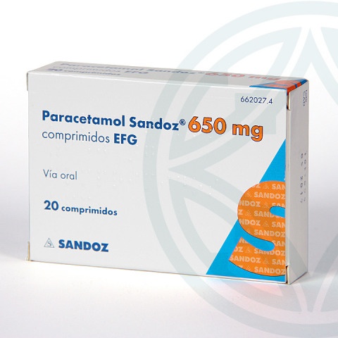 PARACETAMOL SUN 650 mg TABLETS