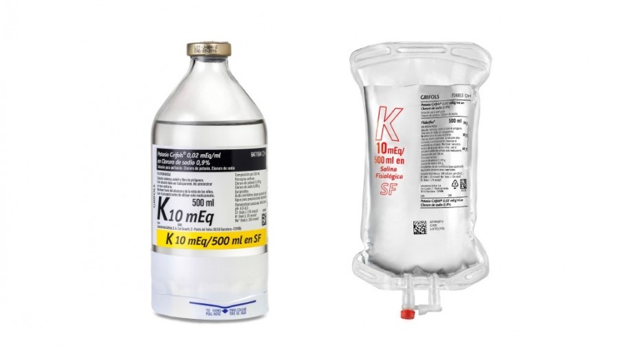 POTASSIUM KABI 0.02 mEq/mL in 0.9% SODIUM CHLORIDE SOLUTION FOR INFUSION
