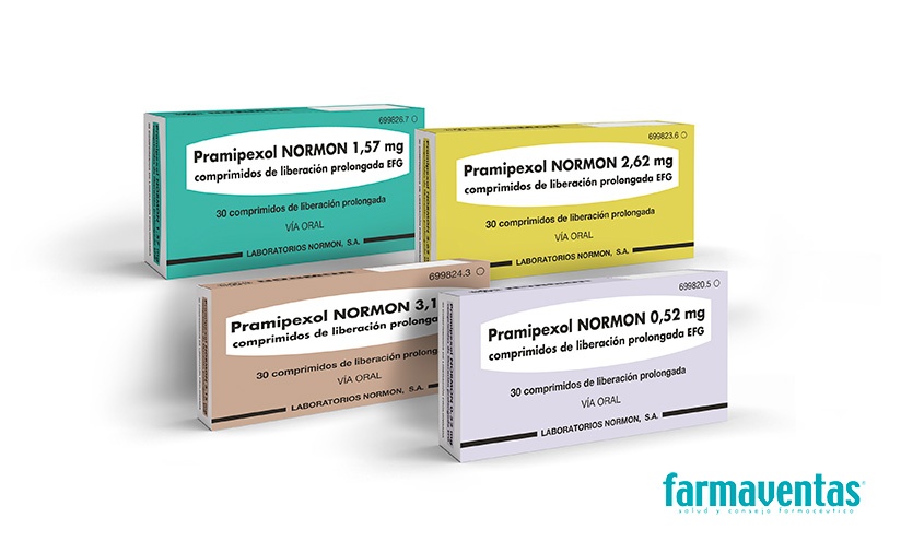 PRAMIPEXOL NORMON 2,62 MG COMPRIMIDOS DE LIBERACION PROLONGADA EFG