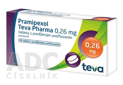 PRAMIPEXOL TEVA 0.26 mg PROLONGED-RELEASE TABLETS