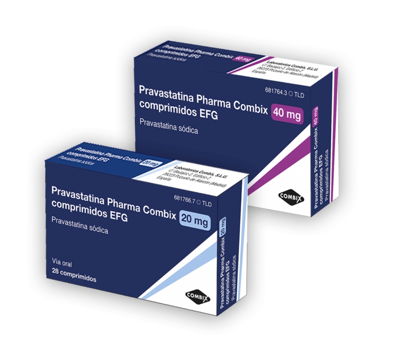 PRAVASTATIN PHARMA COMBIX 40 mg TABLETS