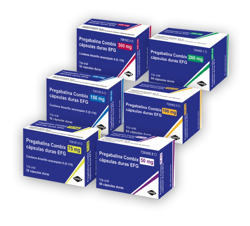 PREGABALIN COMBIX 150 mg HARD CAPSULES