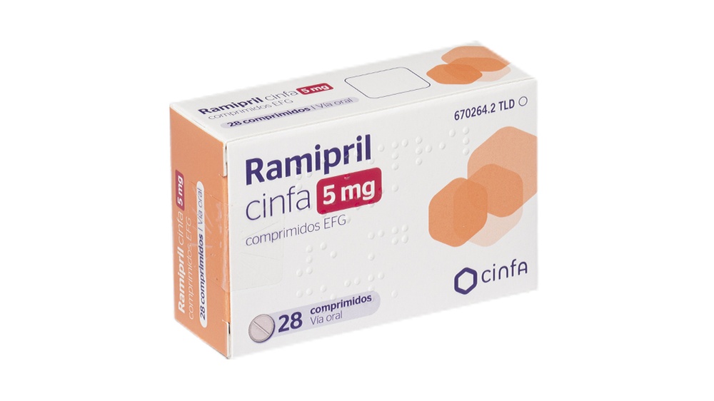 RAMIPRIL CINFA 5 mg TABLETS