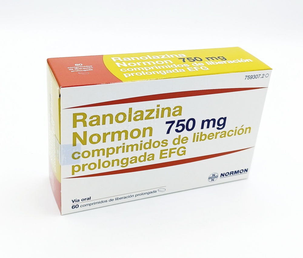 RANOLAZINE ALTER 750 mg PROLONGED-RELEASE TABLETS