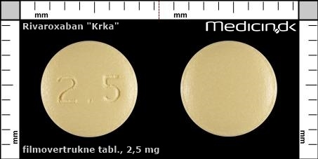 RIVAROXABAN KRKA 2.5 mg FILM-COATED TABLETS