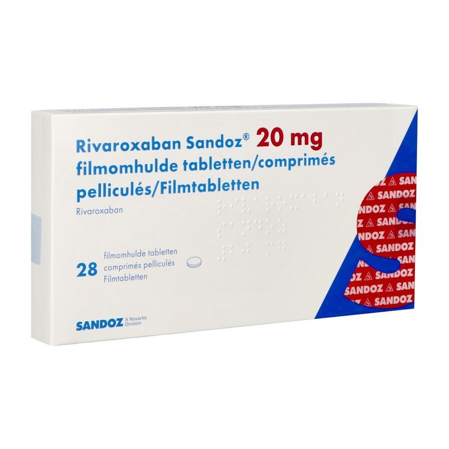 RIVAROXABAN SANDOZ FARMACEUTICA 20 mg HARD CAPSULES