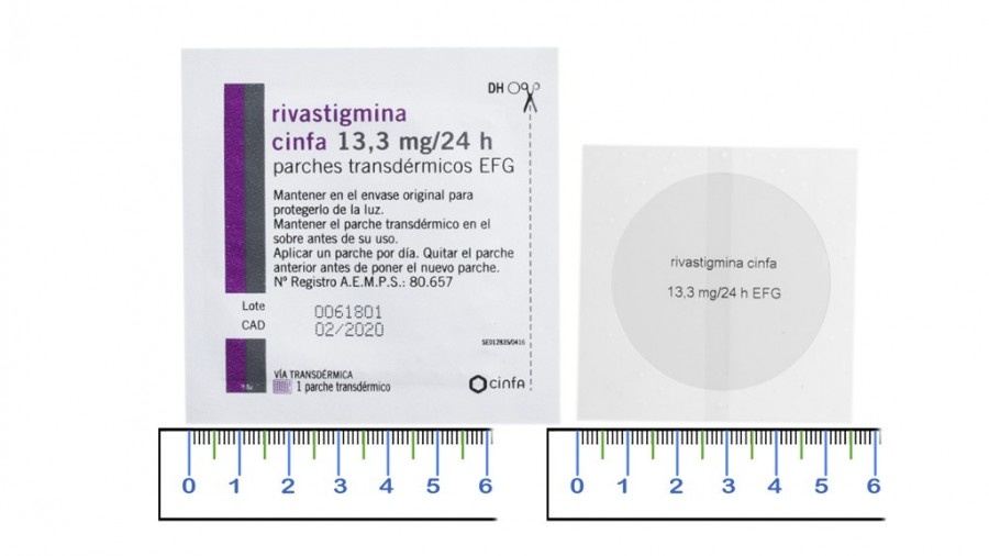 RIVASTIGMINE TEVA 13.3 mg/24h TRANSDERMAL PATCHES