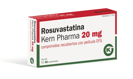 ROSUVASTATIN KERN PHARMA 20 mg FILM-COATED TABLETS
