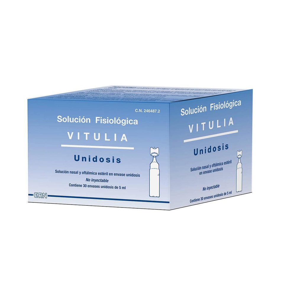 PHYSIOLOGICAL SERUM VITULIA 0.9% SOLUTION FOR INFUSION