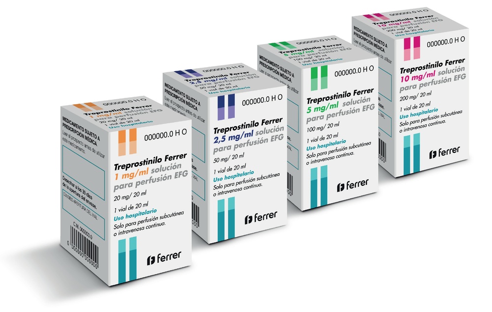 TREPROSTINIL FERRER 1 mg/ml SOLUTION FOR INFUSION