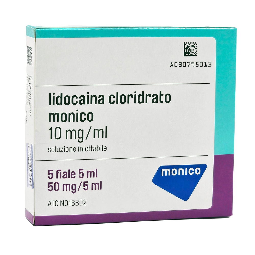 LIDOCAINA CLORIDRATO MONICO