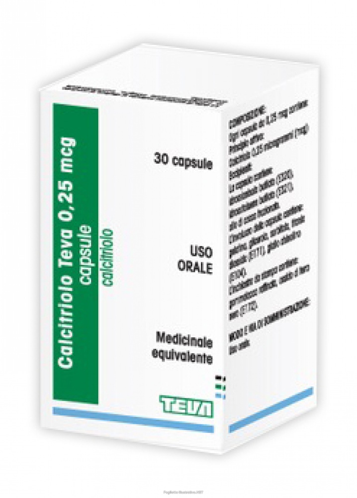 calcitriolo-teva-capsula-0-25-mcg