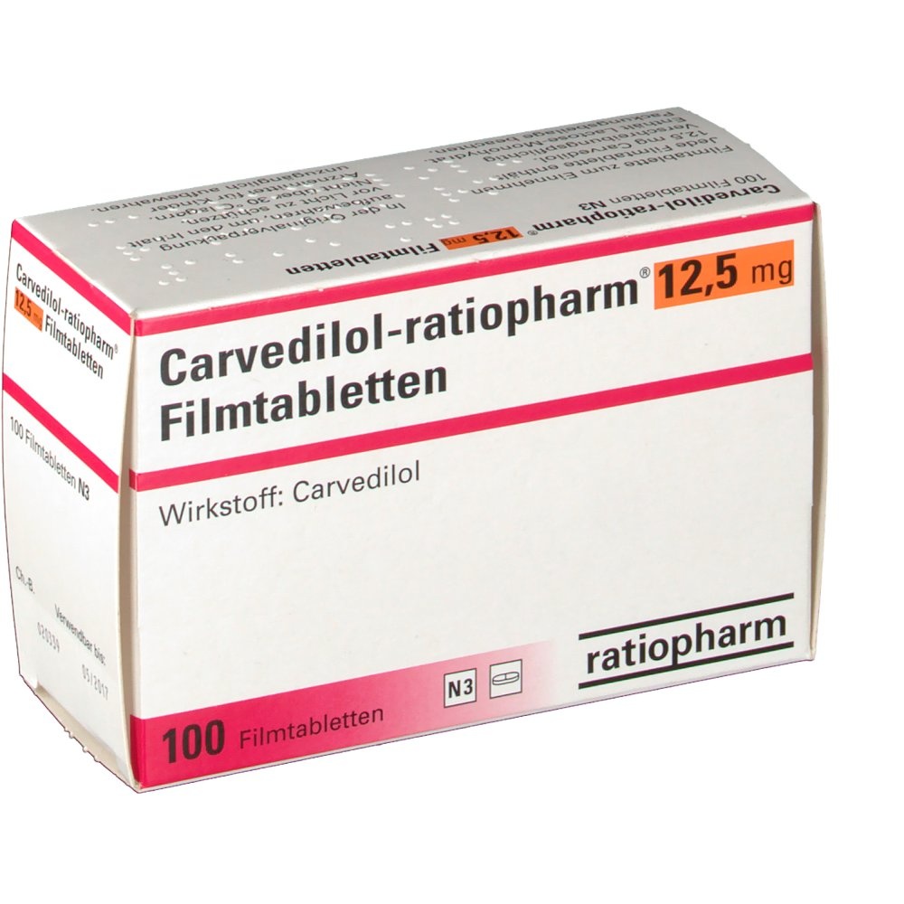 CARVEDILOLO RATIOPHARM.