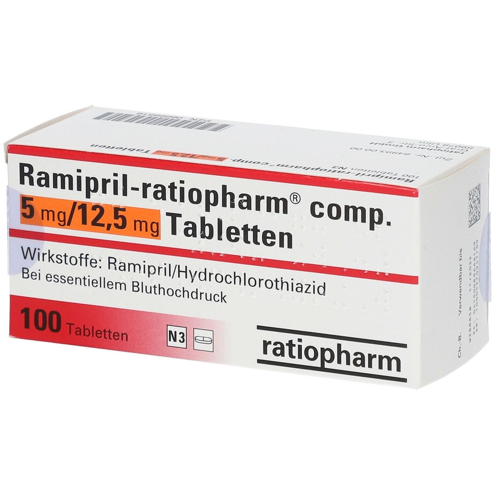 RAMIPRIL IDROCLOROTIAZIDE RATIOPHARM